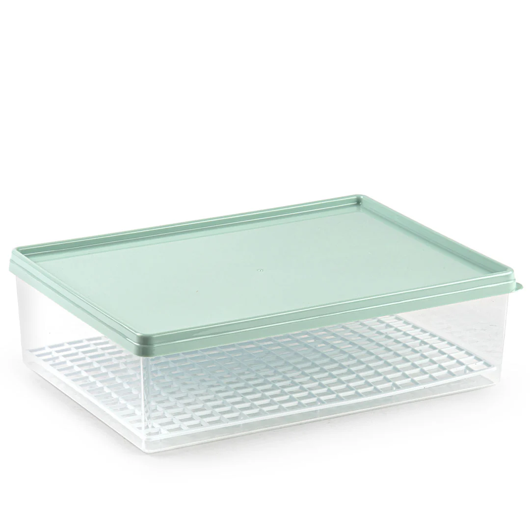 Fiambreras Fresh con rejilla 3L verde