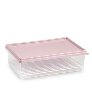 Fiambreras Fresh con rejilla 2L rosa