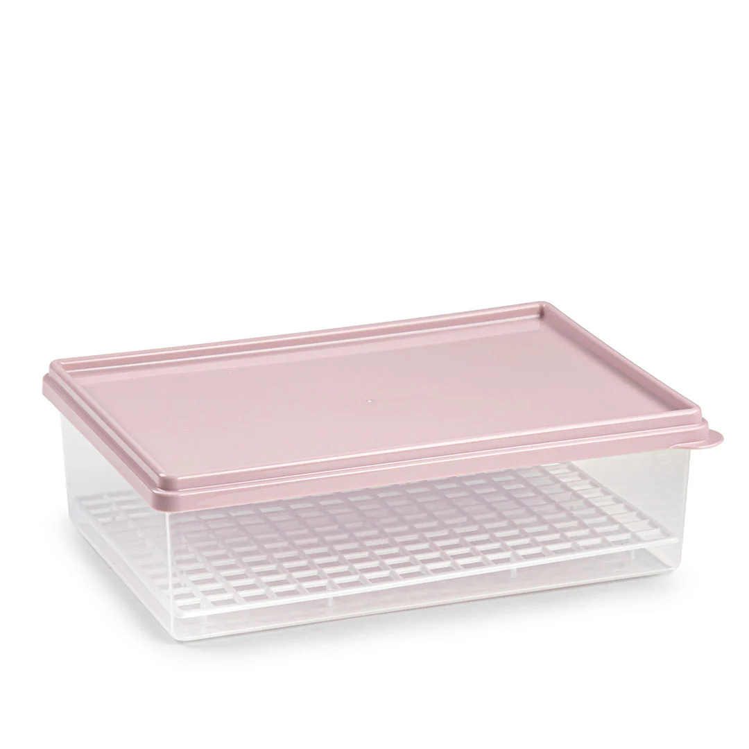 Fiambreras Fresh con rejilla 2L marron - Imagen 2