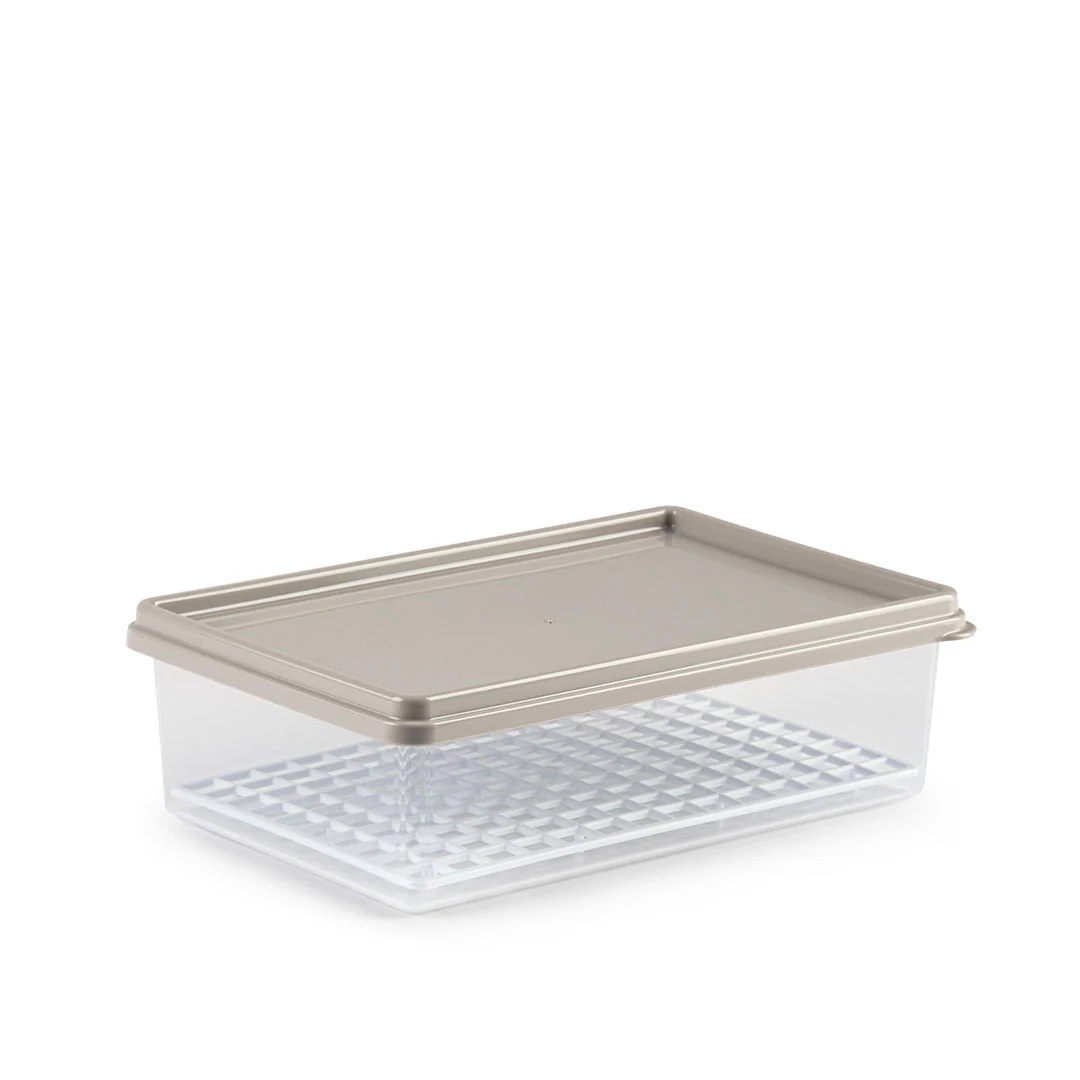 Fiambreras Fresh con rejilla 1L verde - Imagen 2