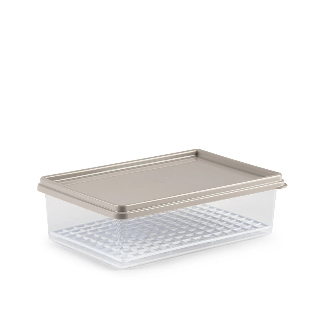 Fiambreras Fresh con rejilla 1L rosa - Imagen 3