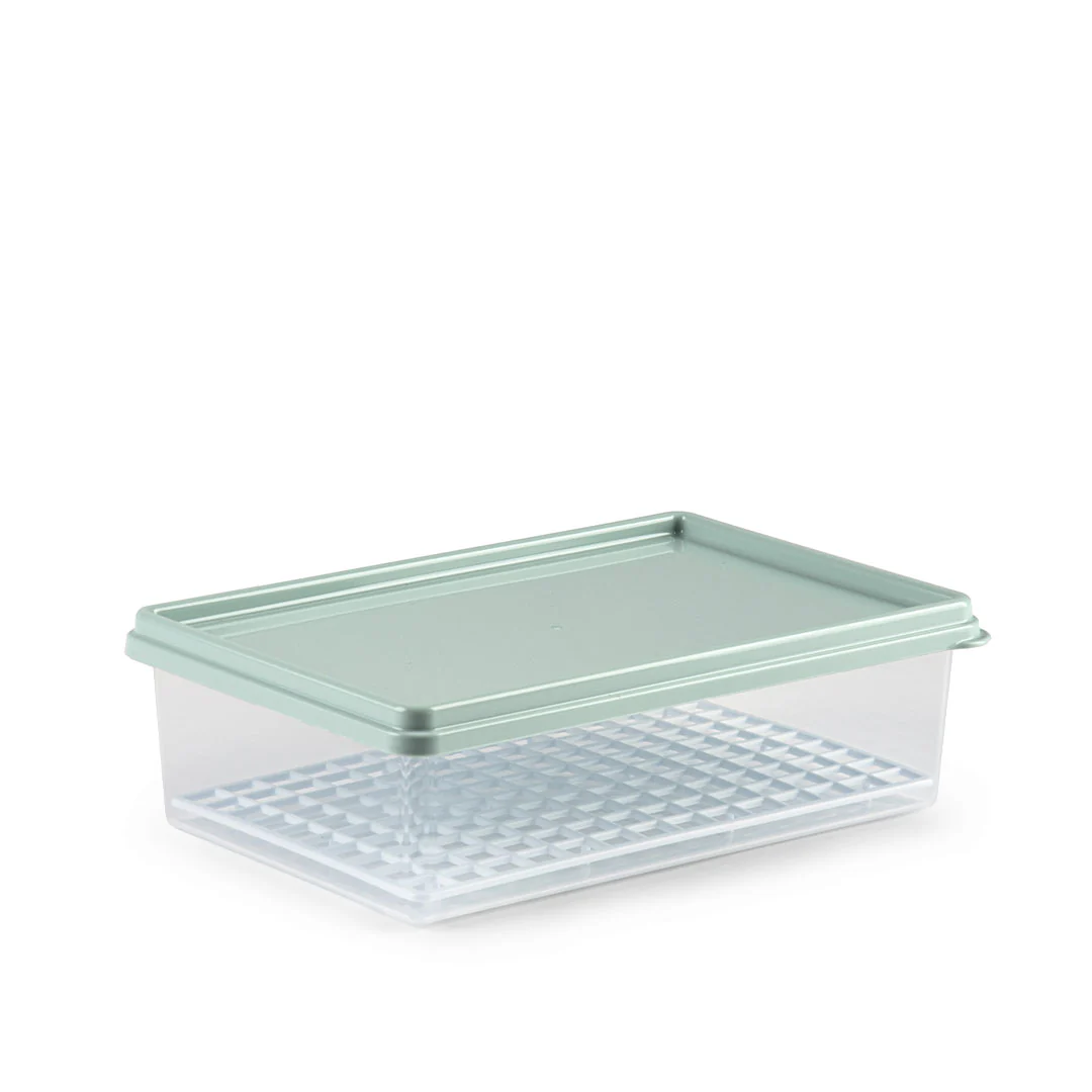 Fiambreras Fresh con rejilla 1L marron - Imagen 3