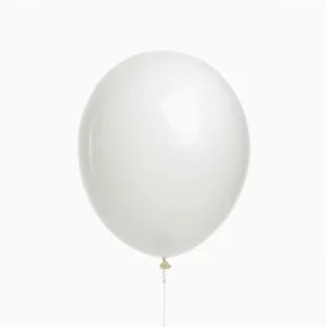 Globo látex blanco 30cm