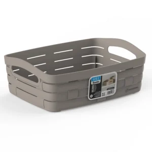 CESTA PEQUEÑA BAJA SERIE BAMBOO arena