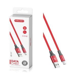 Cable type c rojo 2A 1m