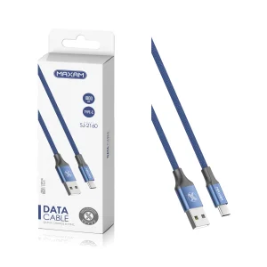 Cable type c azul 2A 1m