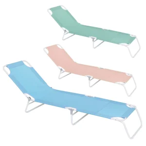 Tumbona hierro 186x53x24 cm