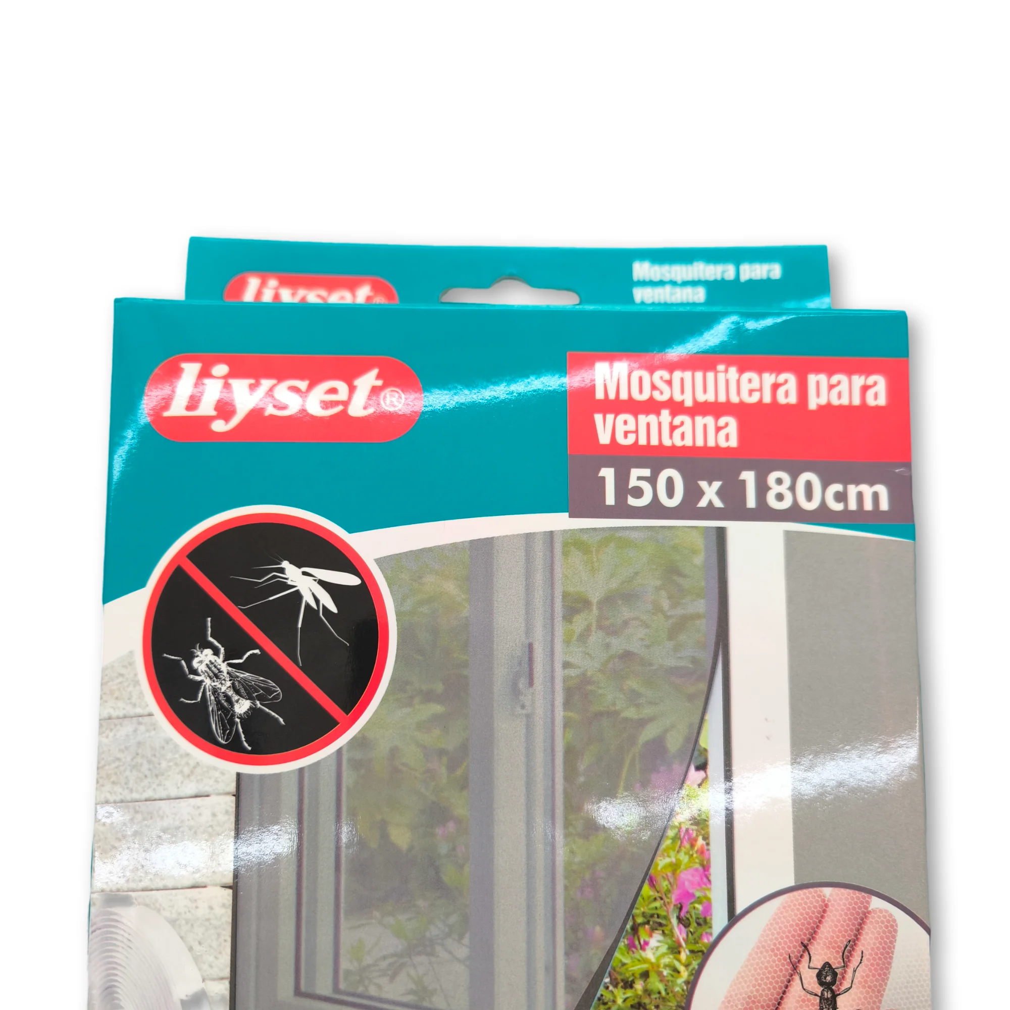 Mosquitera para ventana de 150*180cm gris - Imagen 5