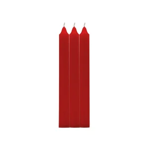 Pack 3 velas cirio rojo