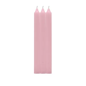 Pack 3 velas cirio rosa