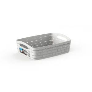 Cesta A4 Bamboo blanco roto