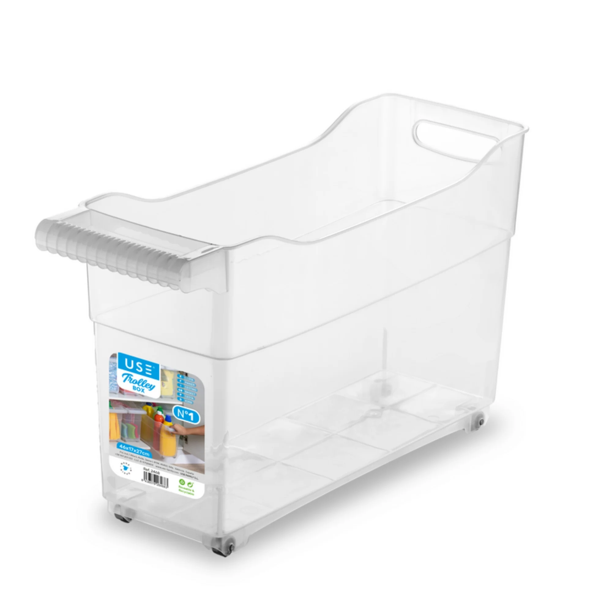 Carrito Multiusos Trolley Box Nº1 transparente