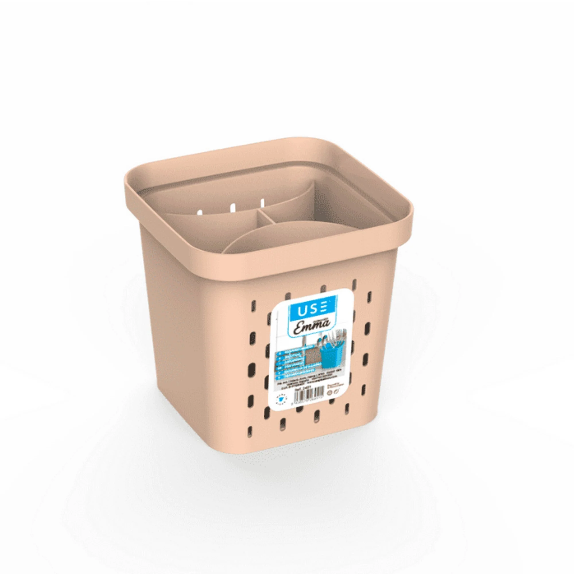 Escurrecubiertos Cuadrado Emma basalto - Imagen 2