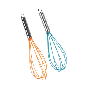 Batidor varillas recubiertas de silicona 30cm