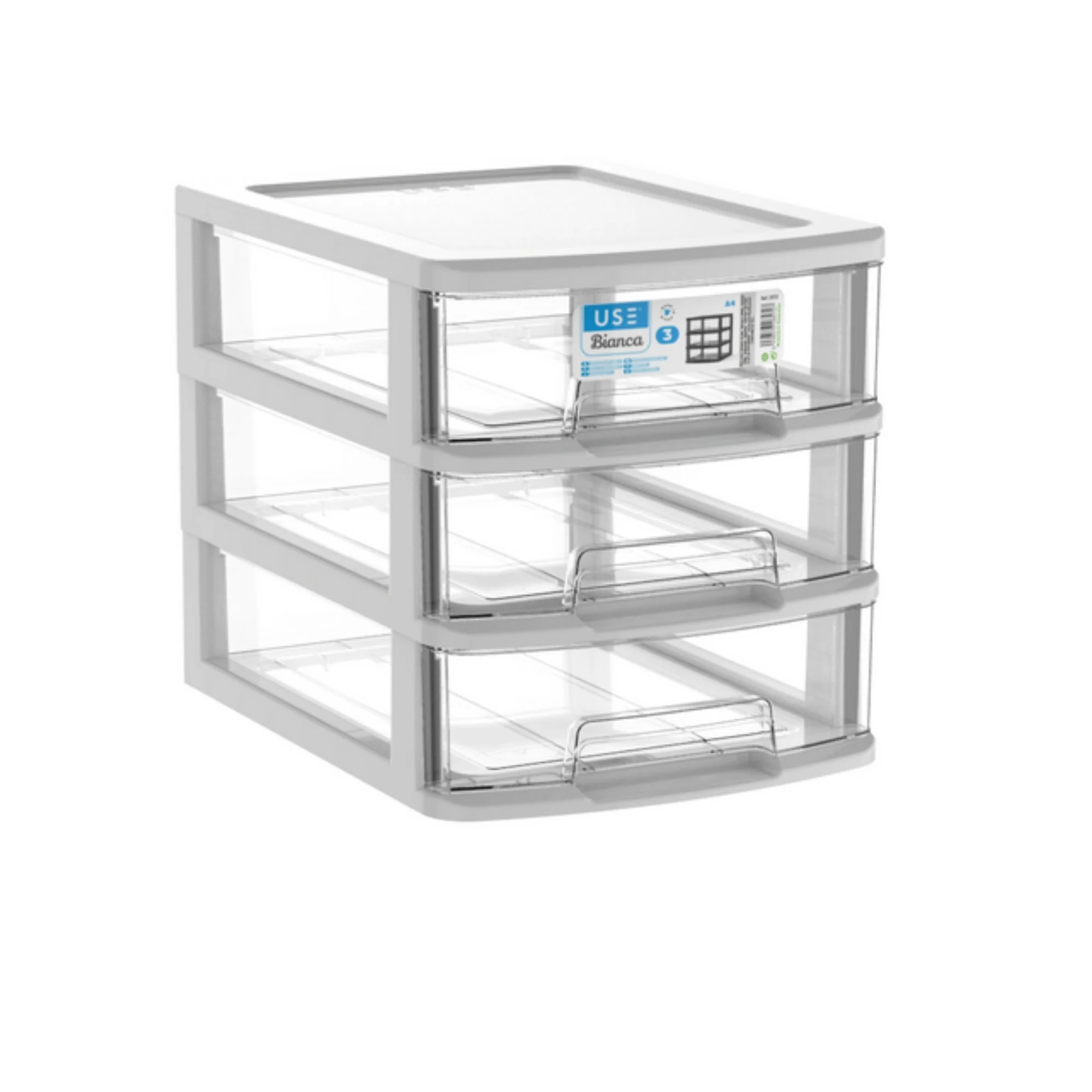 Cajonera A4 Bianca 3 Cajones negro - Imagen 2