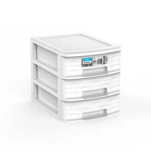 Cajonera A4 Bamboo 3 Cajones blanco