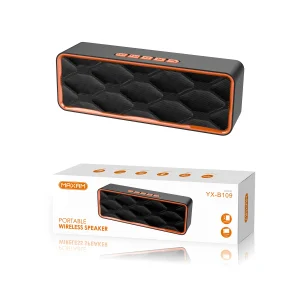 Altavoz inalámbrico naranja MEGA BASS