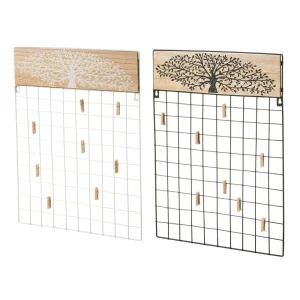 Portafotos pared mdf-metal 36*1*50cm