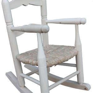 Mecedora infantil. Madera al natural.