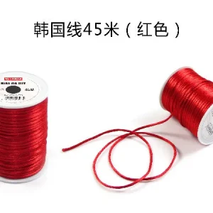 Cuerda cola de raton 45m rojo