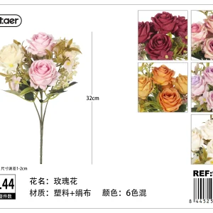 Ramo de rosa artificial 32cm