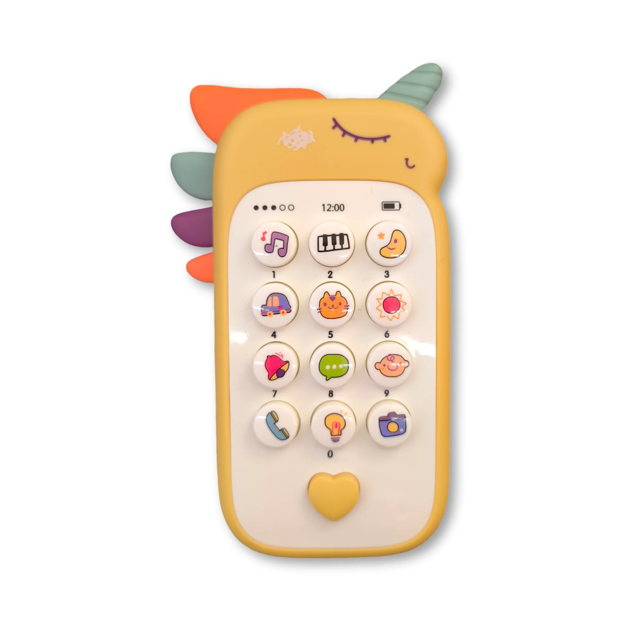 Juguete de teléfono para bebés rosa - Imagen 2