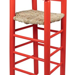 Sillón Trona Infantil Torneado Circular. Terminación Color.