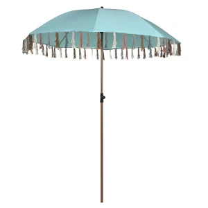 Parasol poliester acero 180*180*190cm flecos