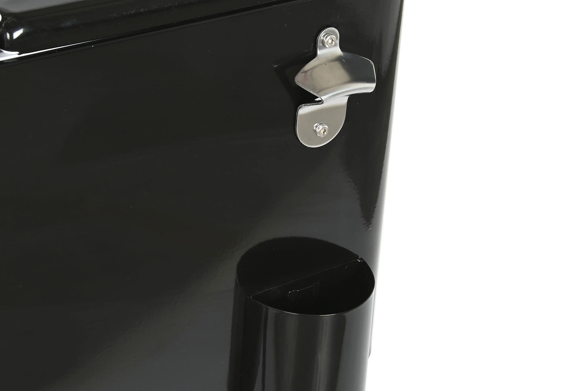 Nevera acero pp 74*43*80cm 56l negro - Imagen 3