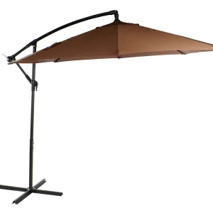 Parasol poliester 300*300*250cm marron
