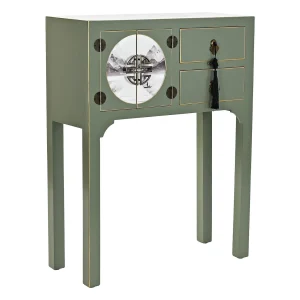 Consola abeto mdf 63*27*83 oriental verde