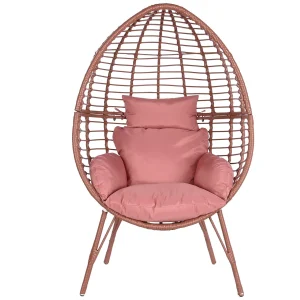 Sillon ratan sintetico metal 90*65*151cm