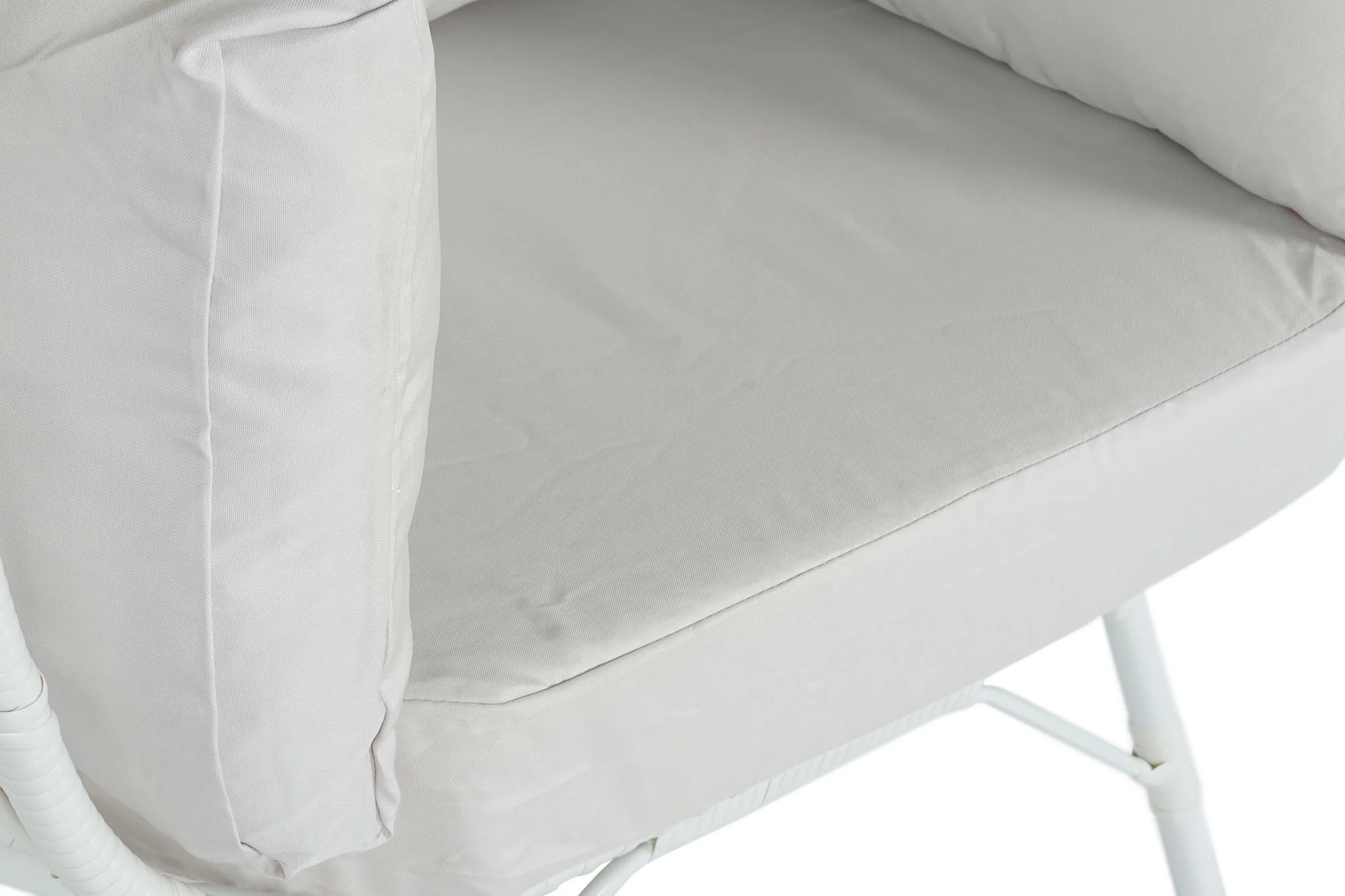 Sillon ratan sintetico metal 99*71*147cm - Imagen 2