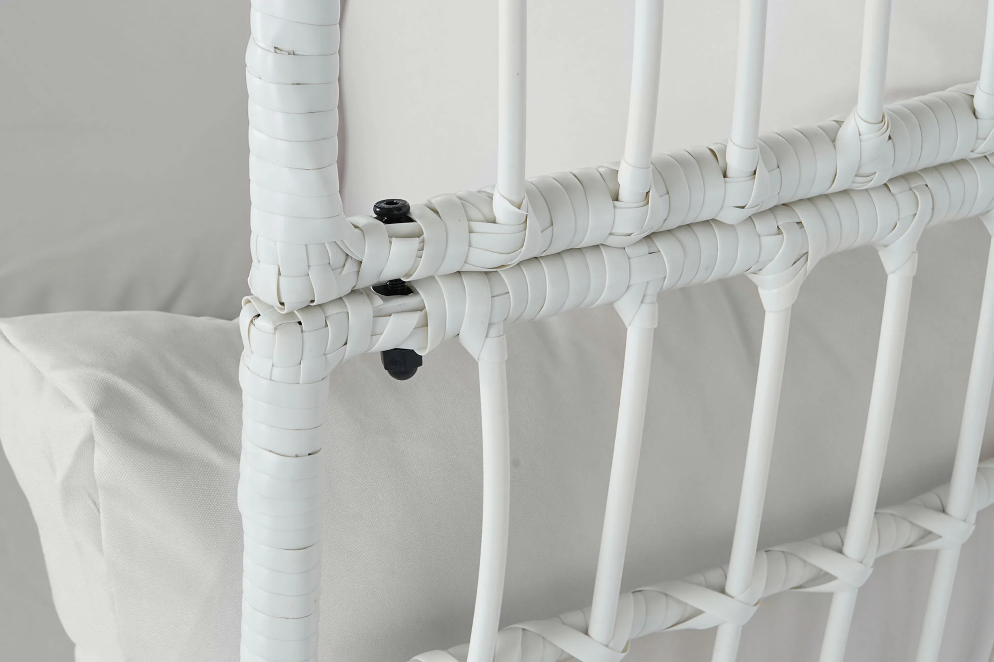 Sillon ratan sintetico metal 99*71*147cm - Imagen 4