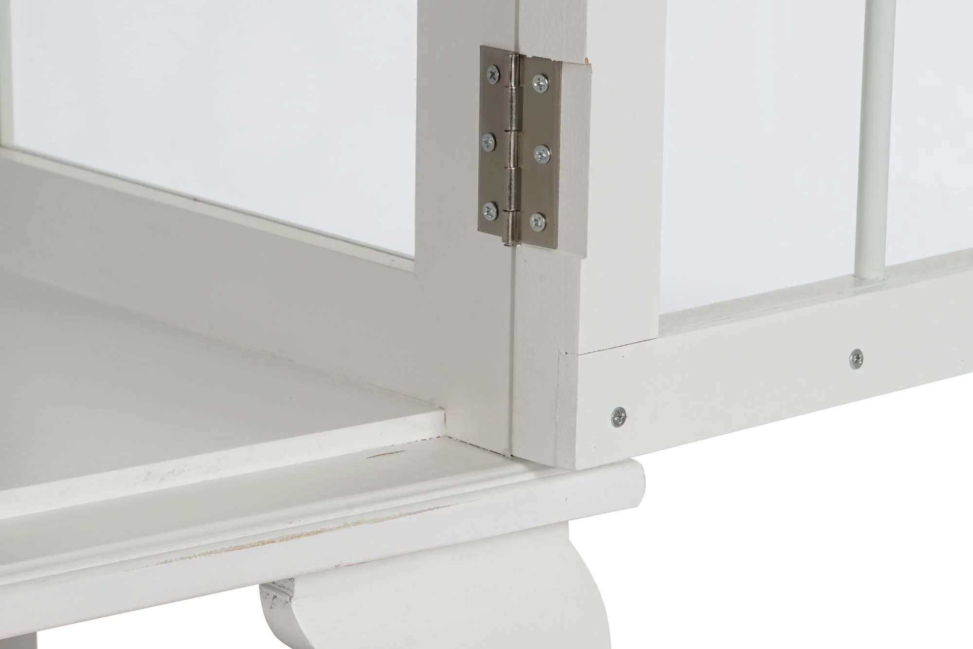 Buffet abeto cristal 142.5*40.5*101.5cm blanco - Imagen 9