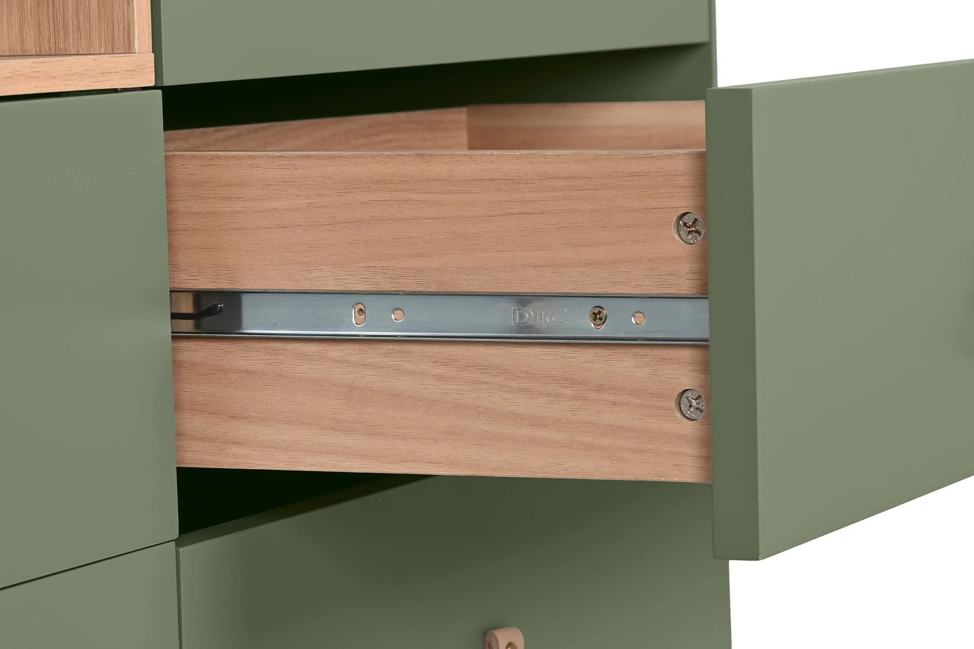 Comoda mdf pu 120*40*75cm verde - Imagen 6