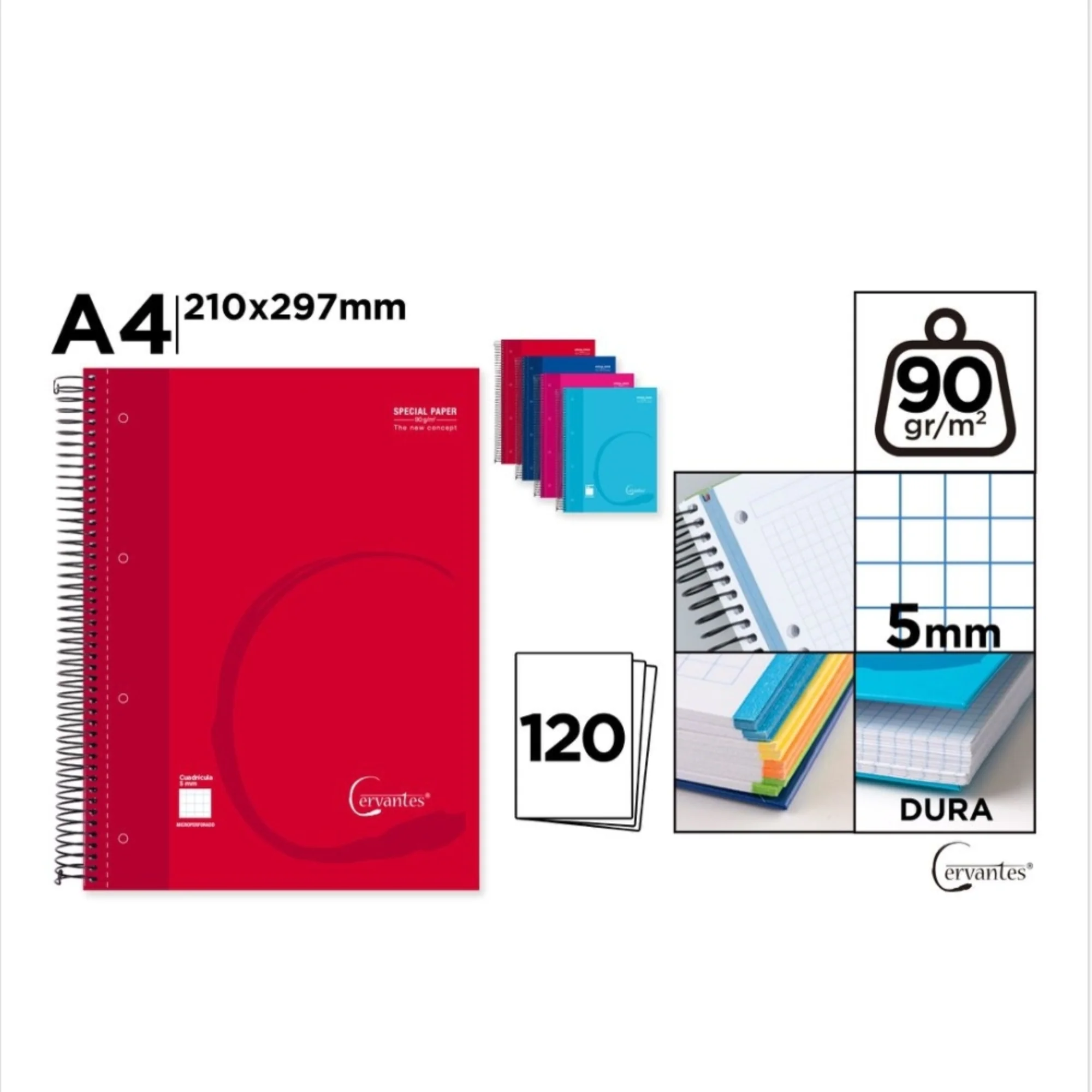 Libreta A4 Madrid Papel