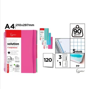 Libreta A4 Madrid Papel