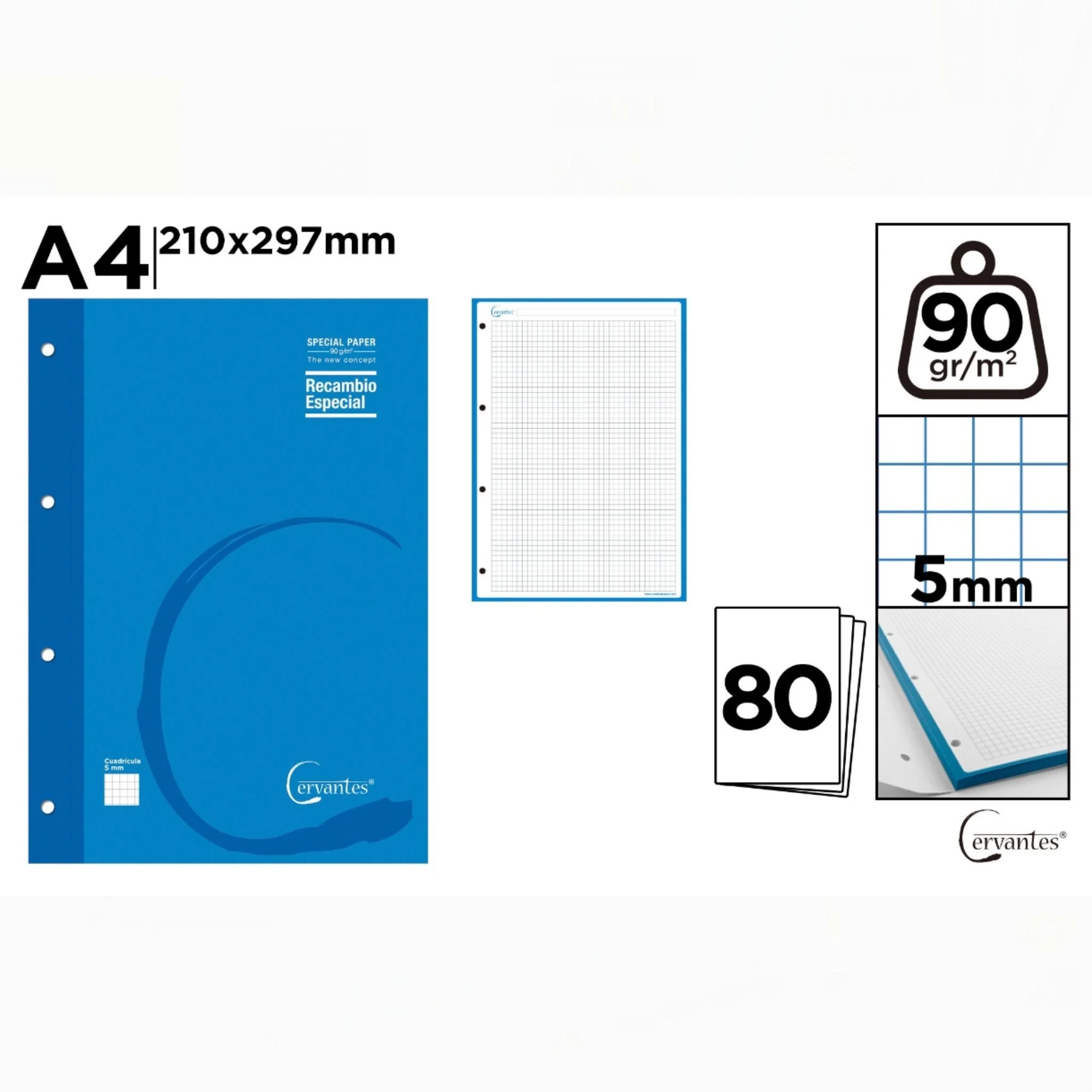 Recambio A4 90g 80h - Imagen 4
