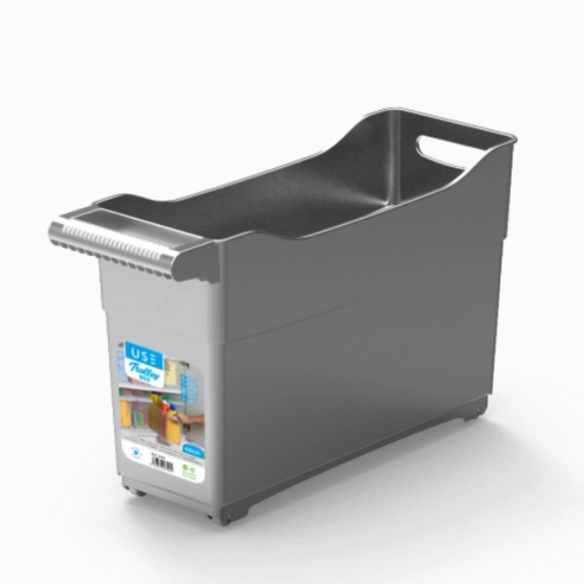 Carrito Multiusos Trolley Box Nº1 plata