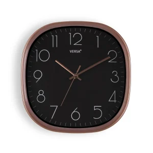 Reloj de pared fondo negro 28.5cm